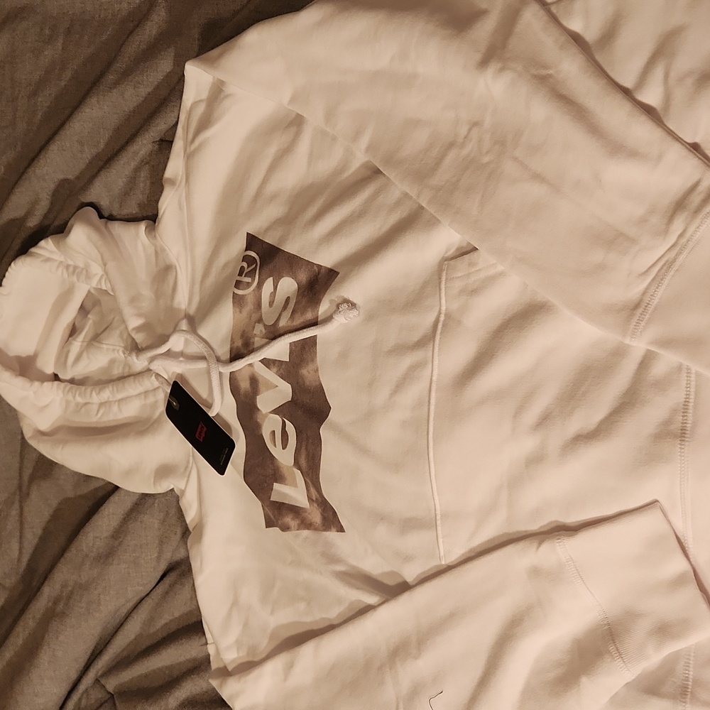 Nwt Levi's white hoodie